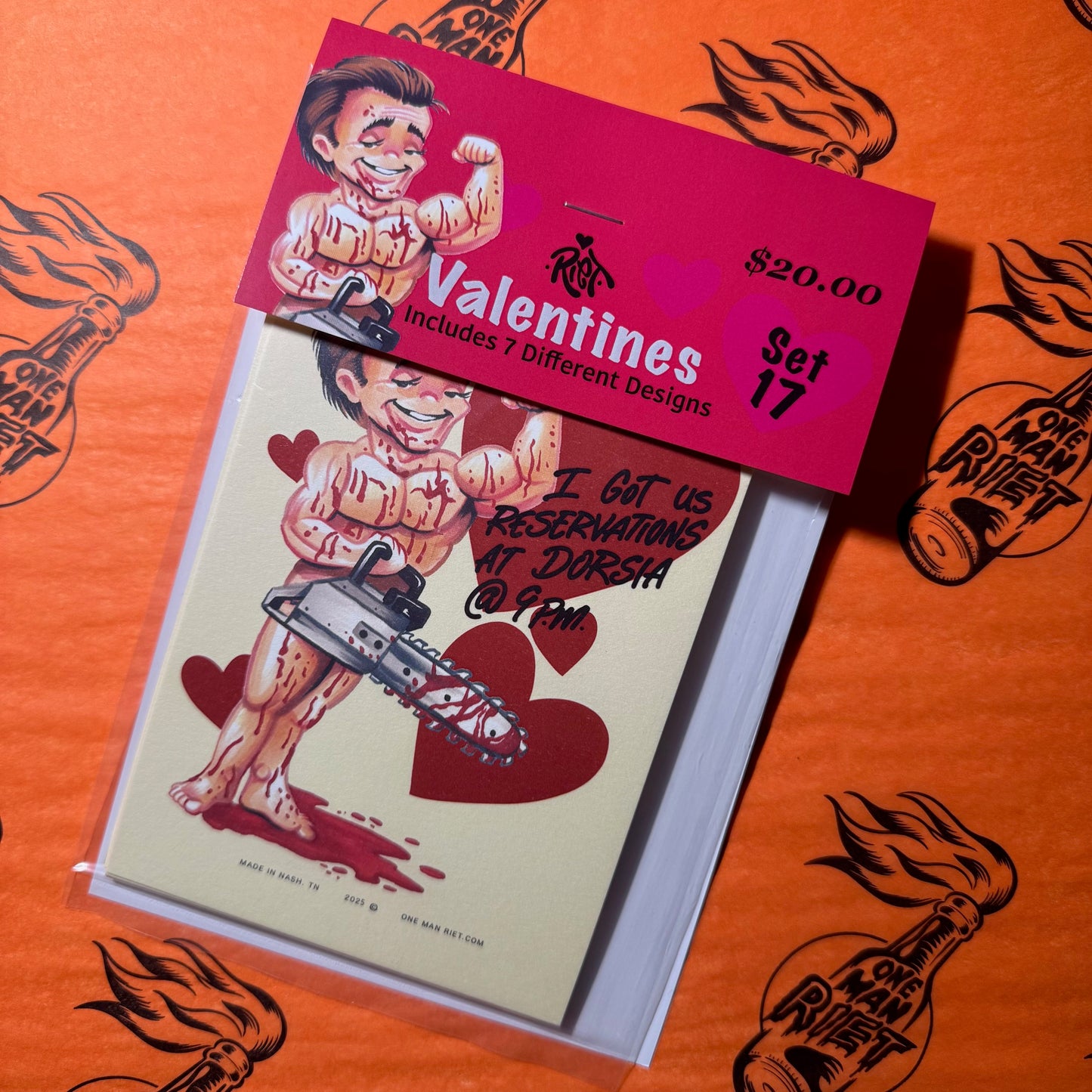 Set 17 Horror Valentines Cards