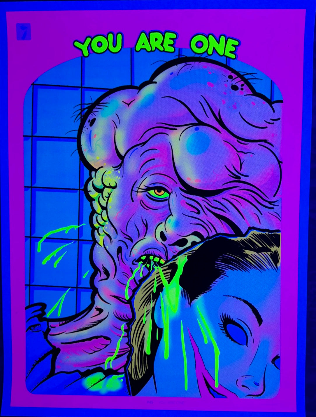 "You Are One" BlackLight Parody Print