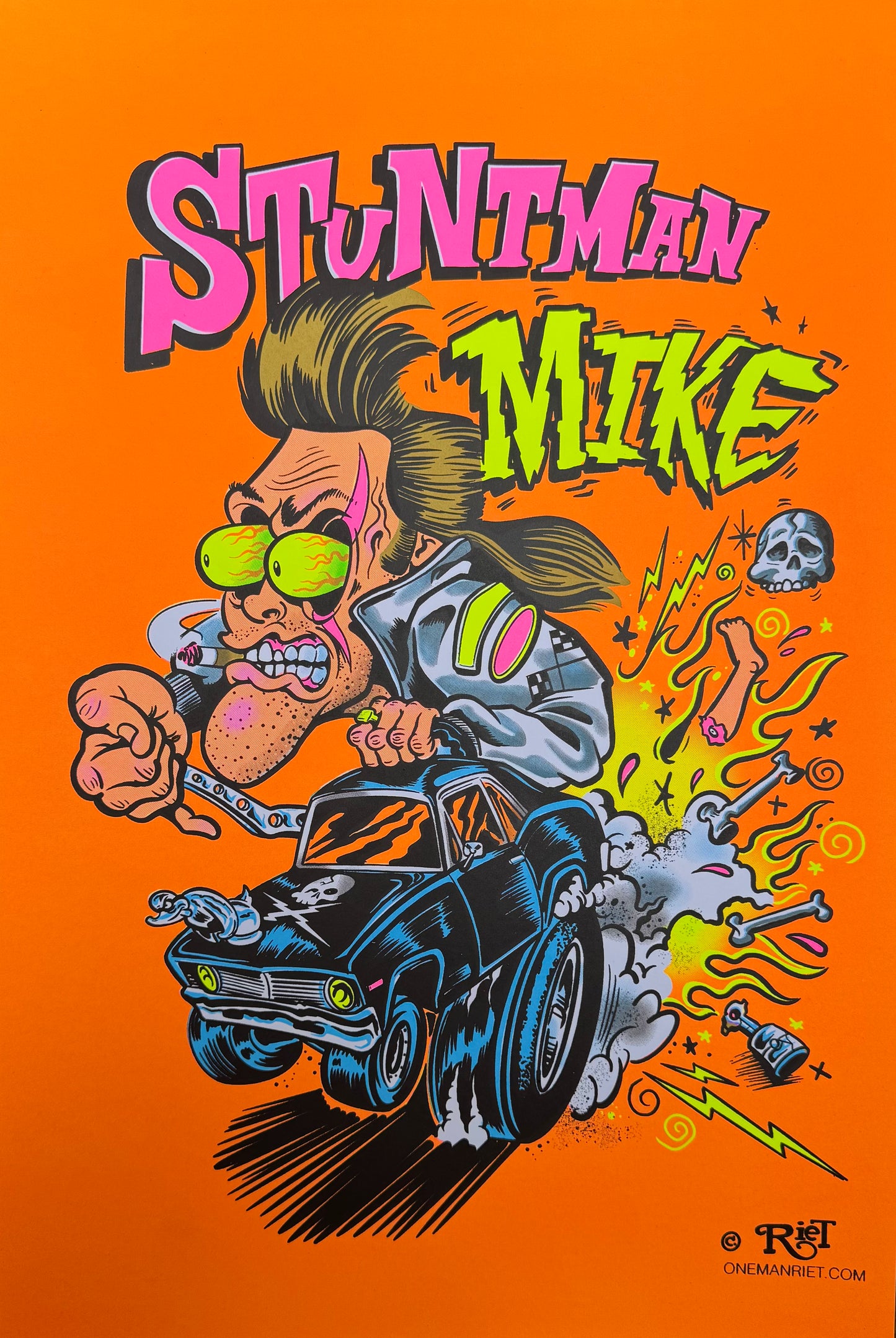 "Stuntman Mike" UV Print