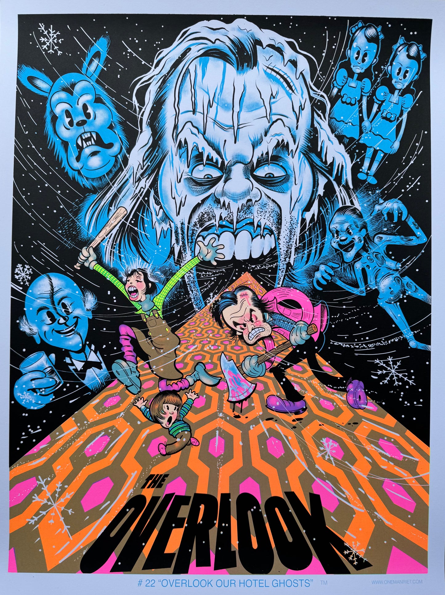 The OverLook Parody BlackLight Print