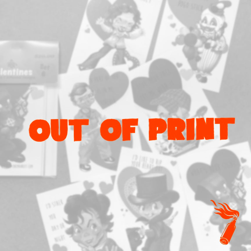 Set 6: Serial Killer Valentine Cards – One Man Riet