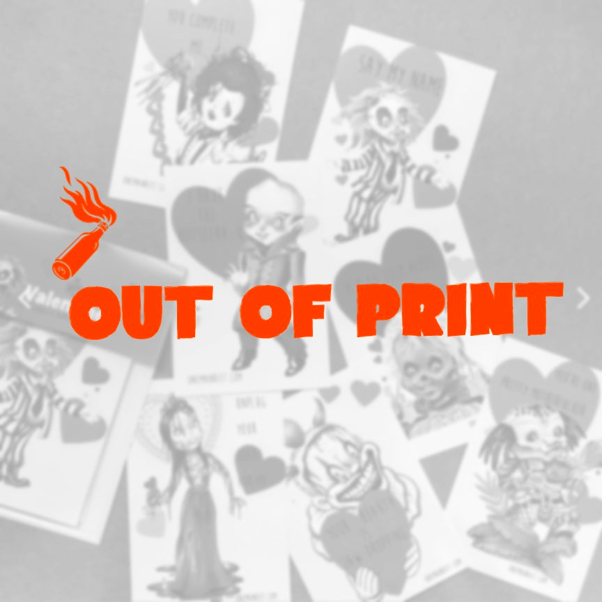 Set 4: Horror Valentine Cards