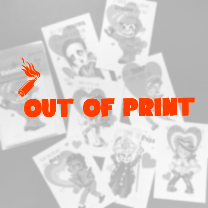 Set 7 Rock Icon Valentine Cards
