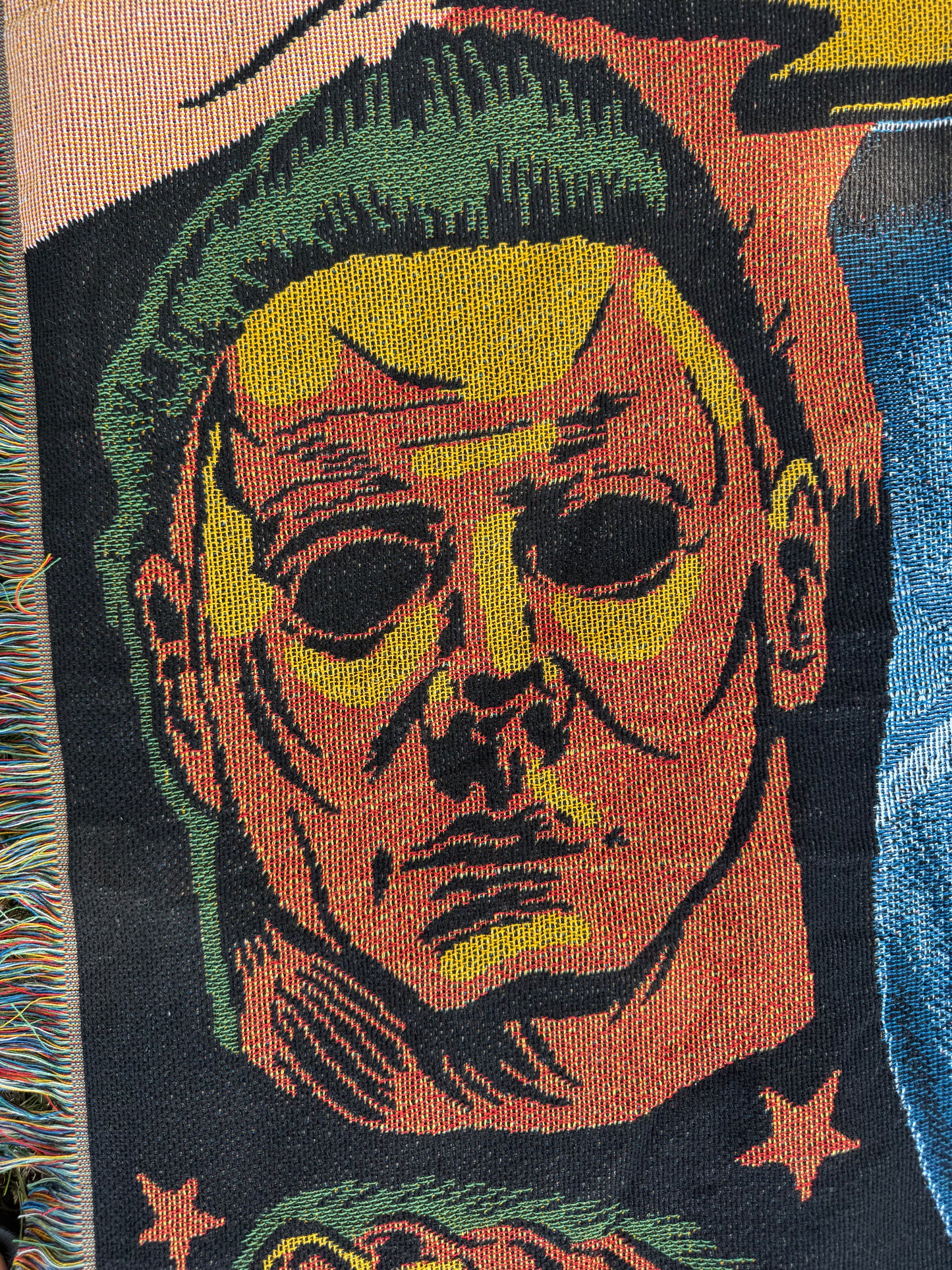 “Creep costume “Parody Throw Blanket/ Tapestry