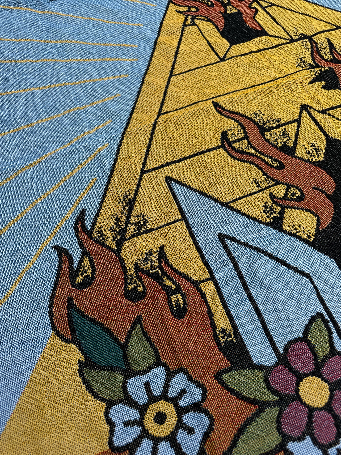 Pagan Pyramid Blanket / Tapestry