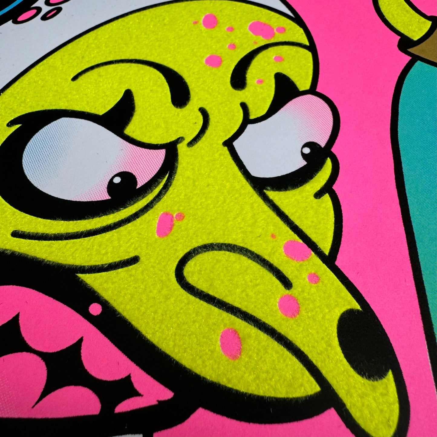 "Art Simpson" UV Parody Print