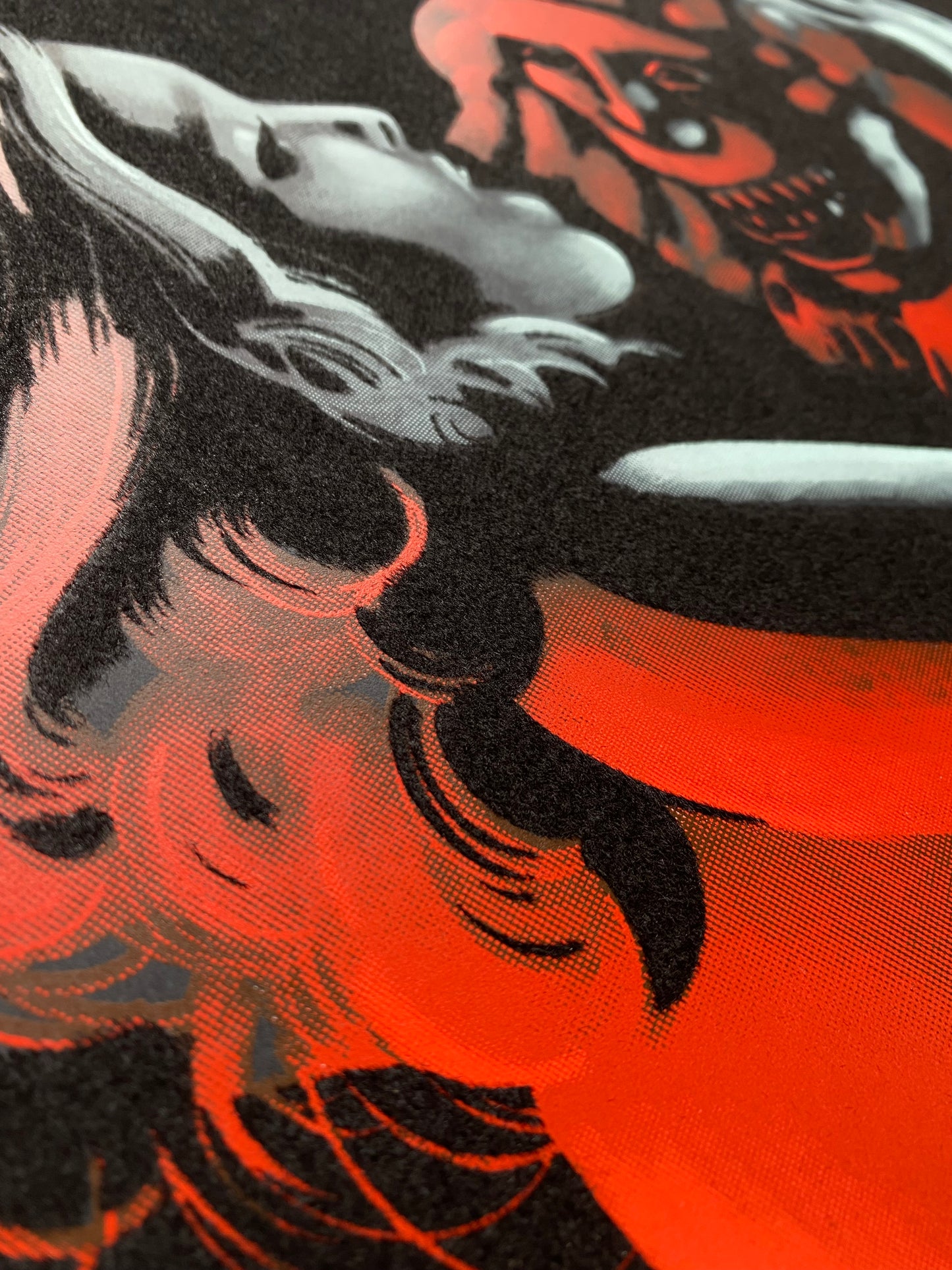 "Young Love" Black Velvet Parody Print
