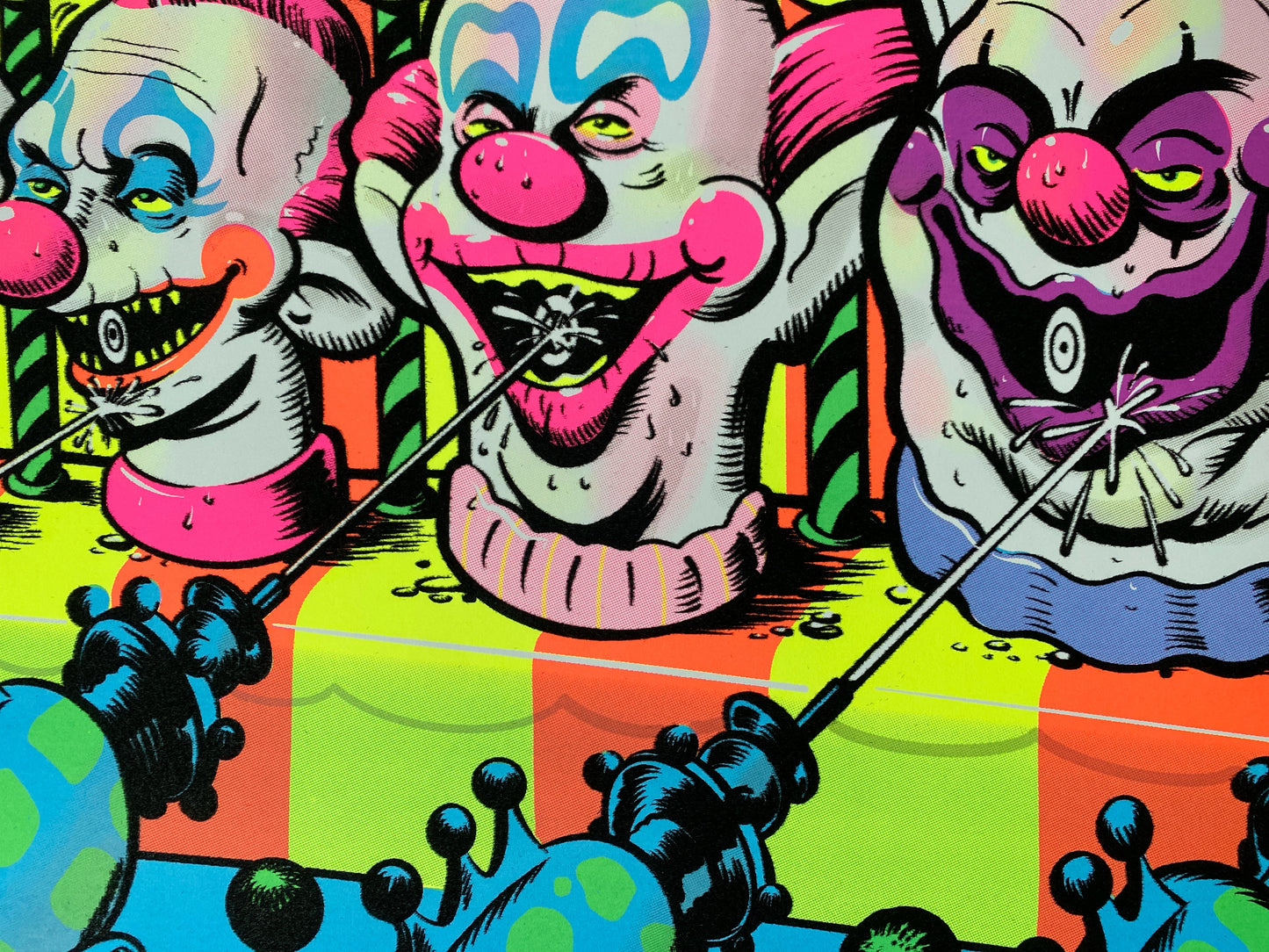 Killer Klowns from Outer Space blacklight poster