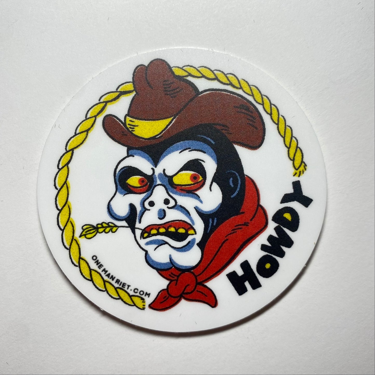 Howdy Sticker