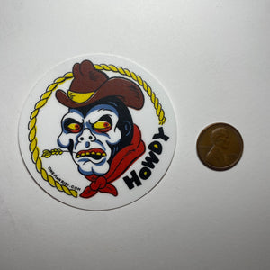 Howdy Sticker