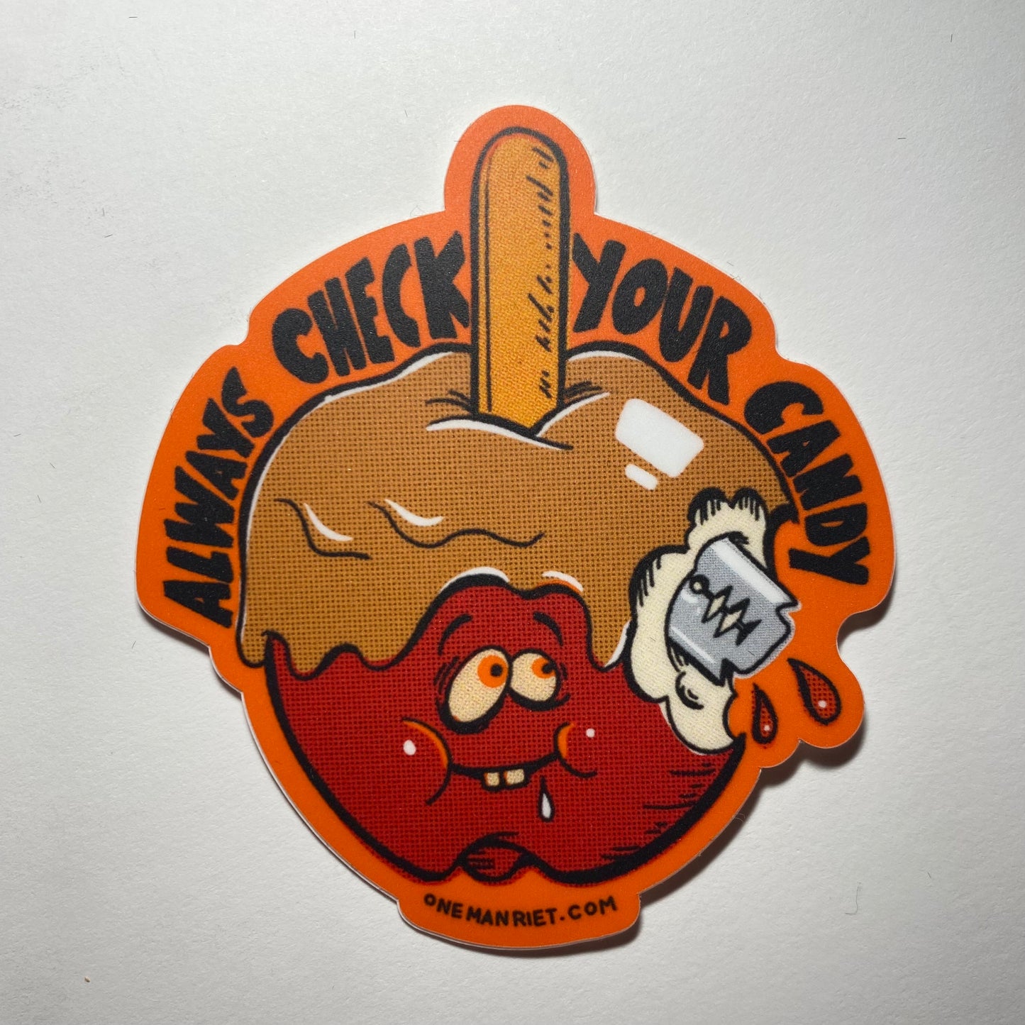 Caramel Apple Sticker
