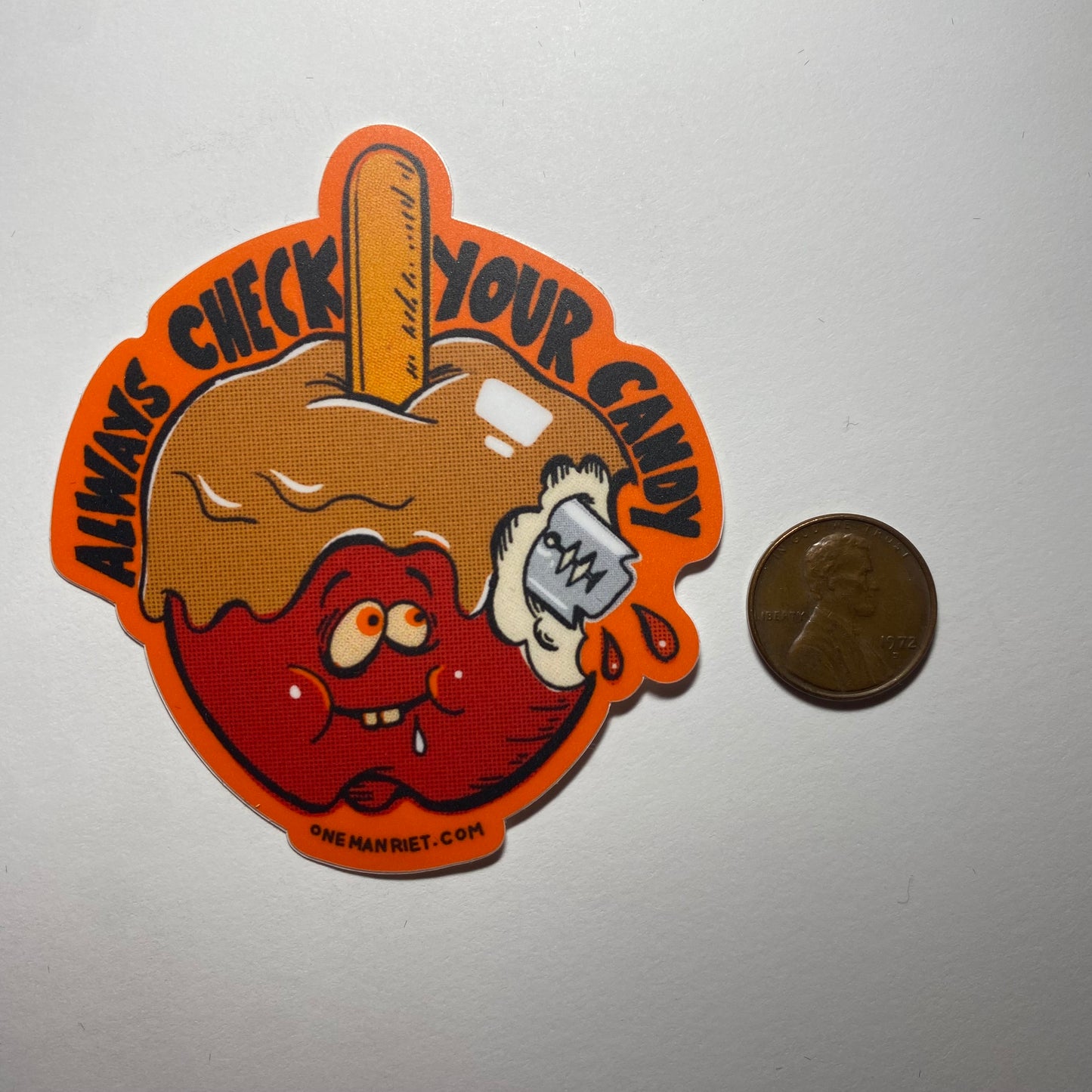 Caramel Apple Sticker