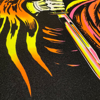 "Don't Fear the Creeper" V2  Blacklight Parody Print
