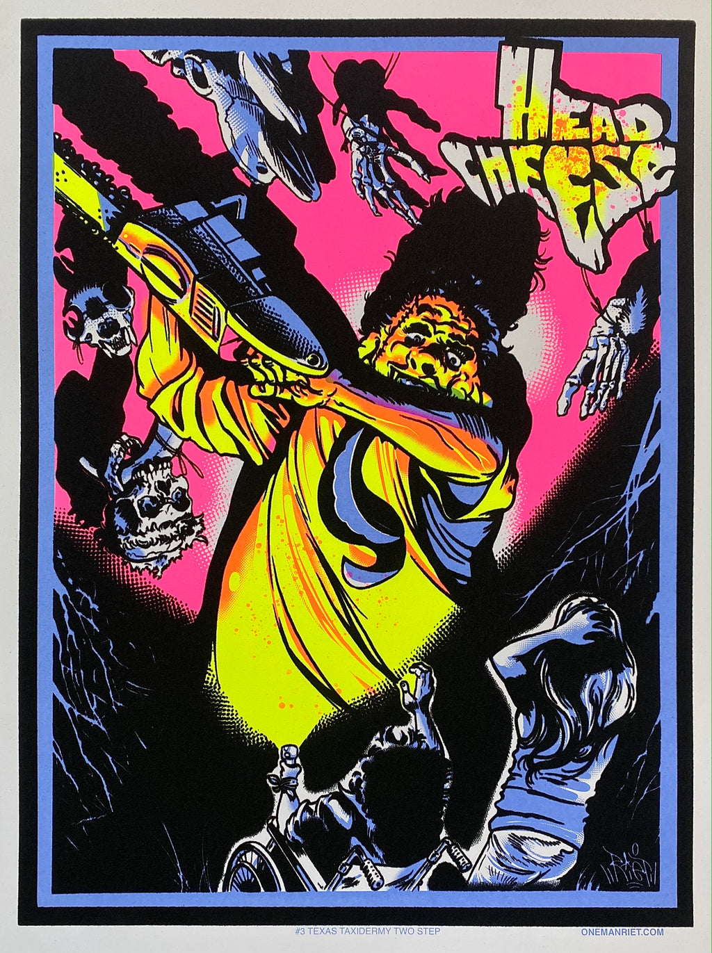 "Head Cheese" Parody Blacklight Print