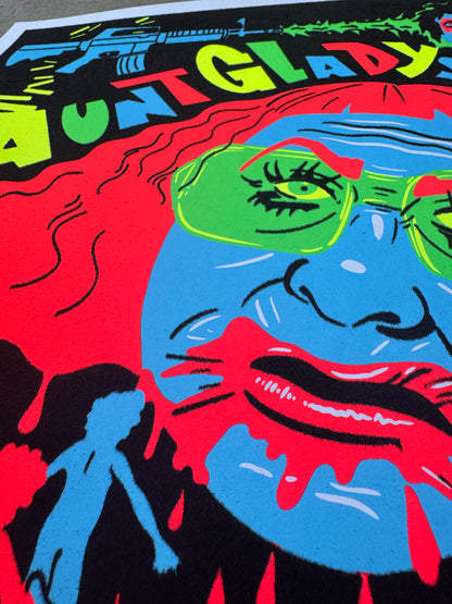 "Visit from Aunt Gladys" Parody UV Print