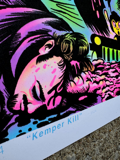"Kemper Kill" BlackLight Parody Print