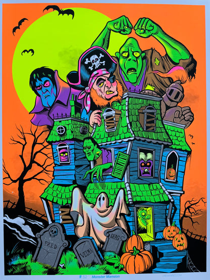 Monster Mansion UV Print