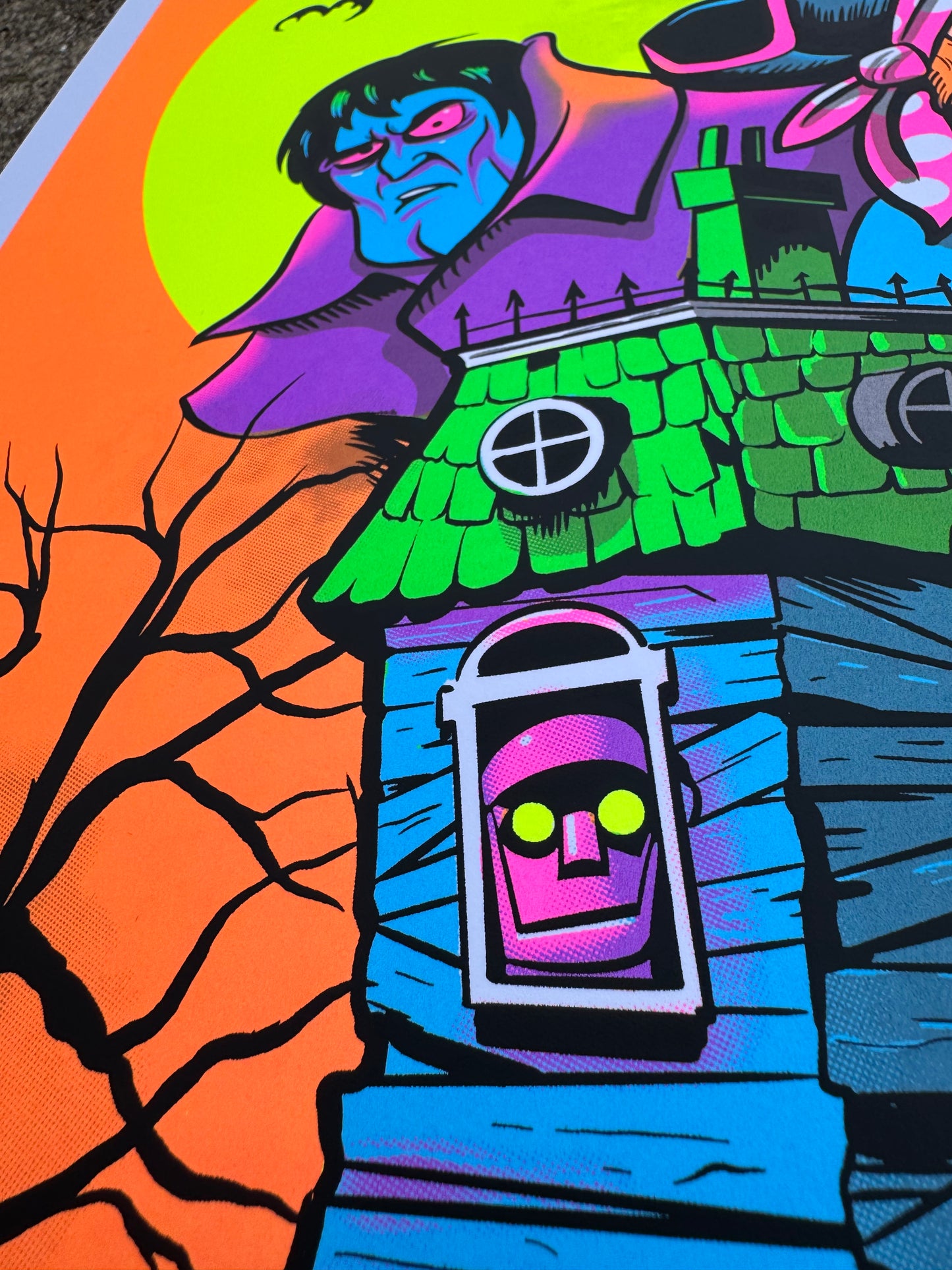 Monster Mansion UV Print