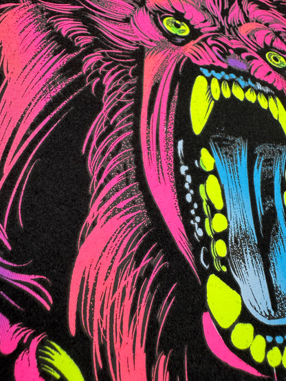 "Red Wolf" Blacklight Parody Print