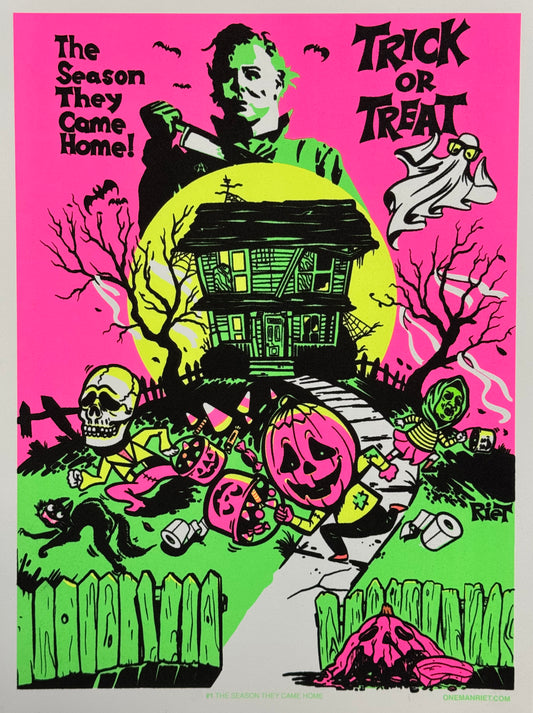 "The Season They Came Home" BlackLight Parody Print