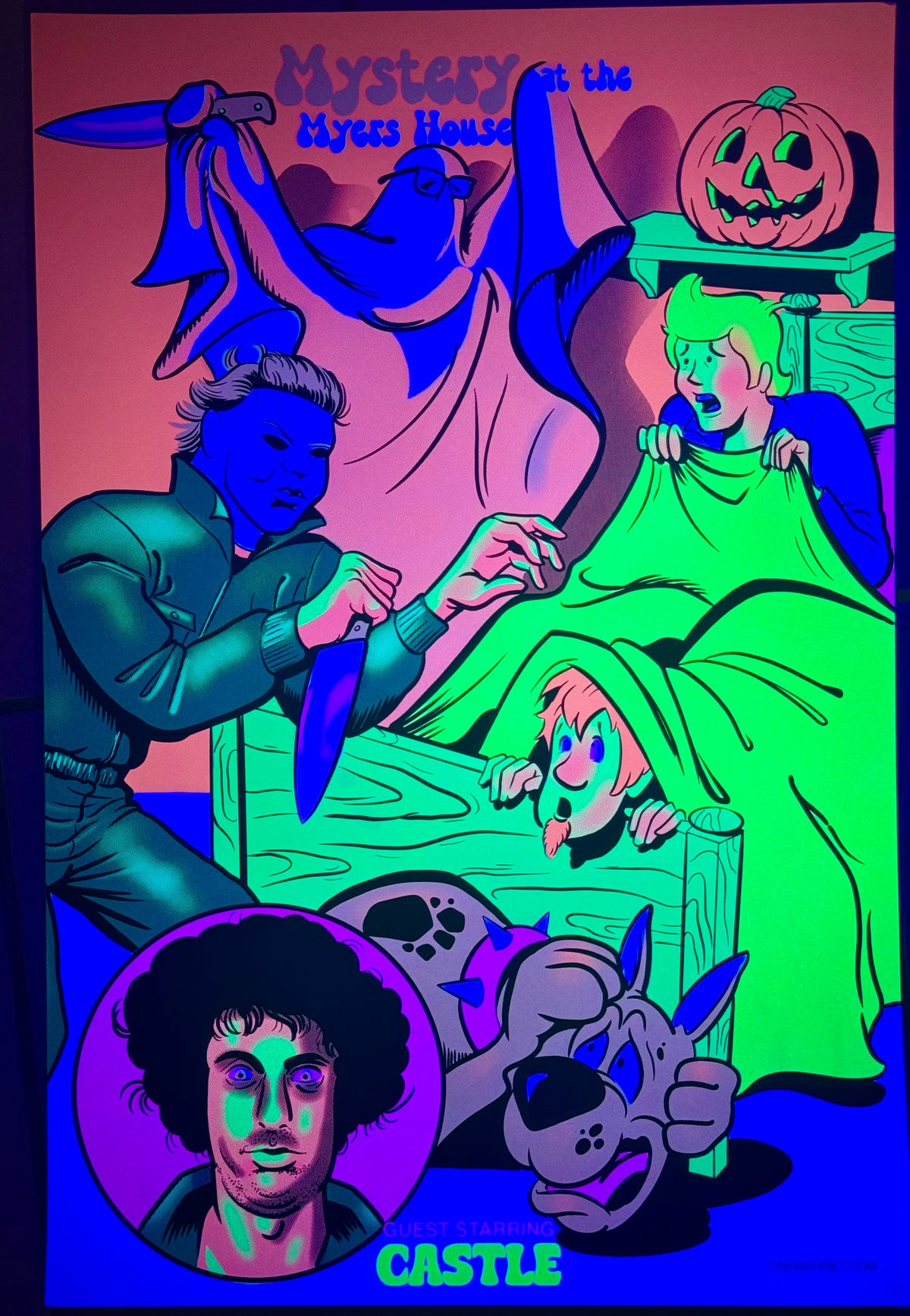 “Mystery at the Myers house “ UV  print
