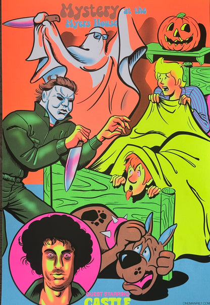 “Mystery at the Myers house “ UV  print