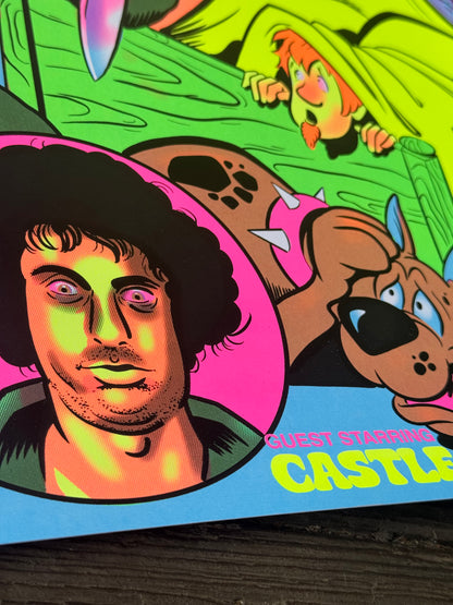 “Mystery at the Myers house “ UV  print