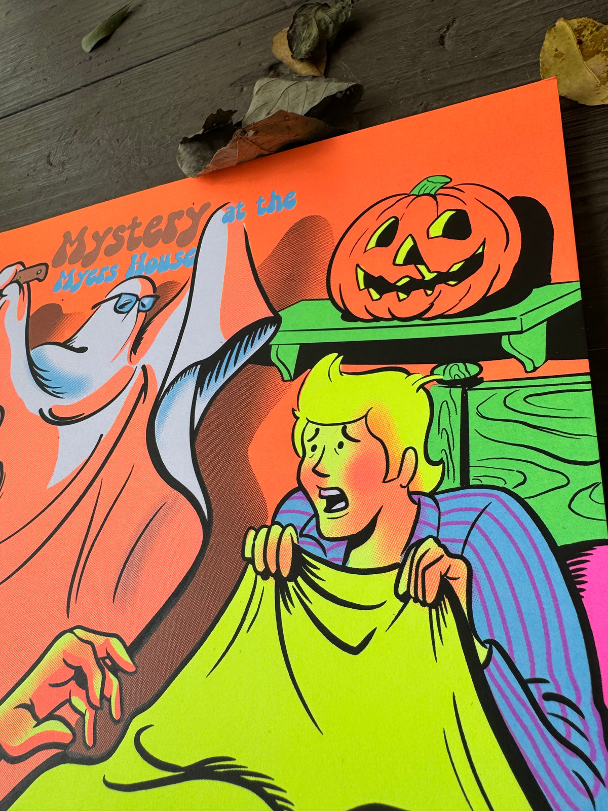 “Mystery at the Myers house “ UV  print