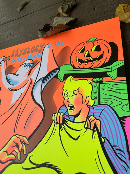 “Mystery at the Myers house “ UV  print