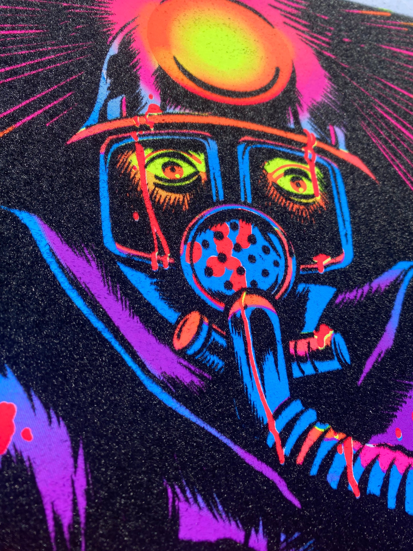 "My Valentine is Bloody" Parody Blacklight Print