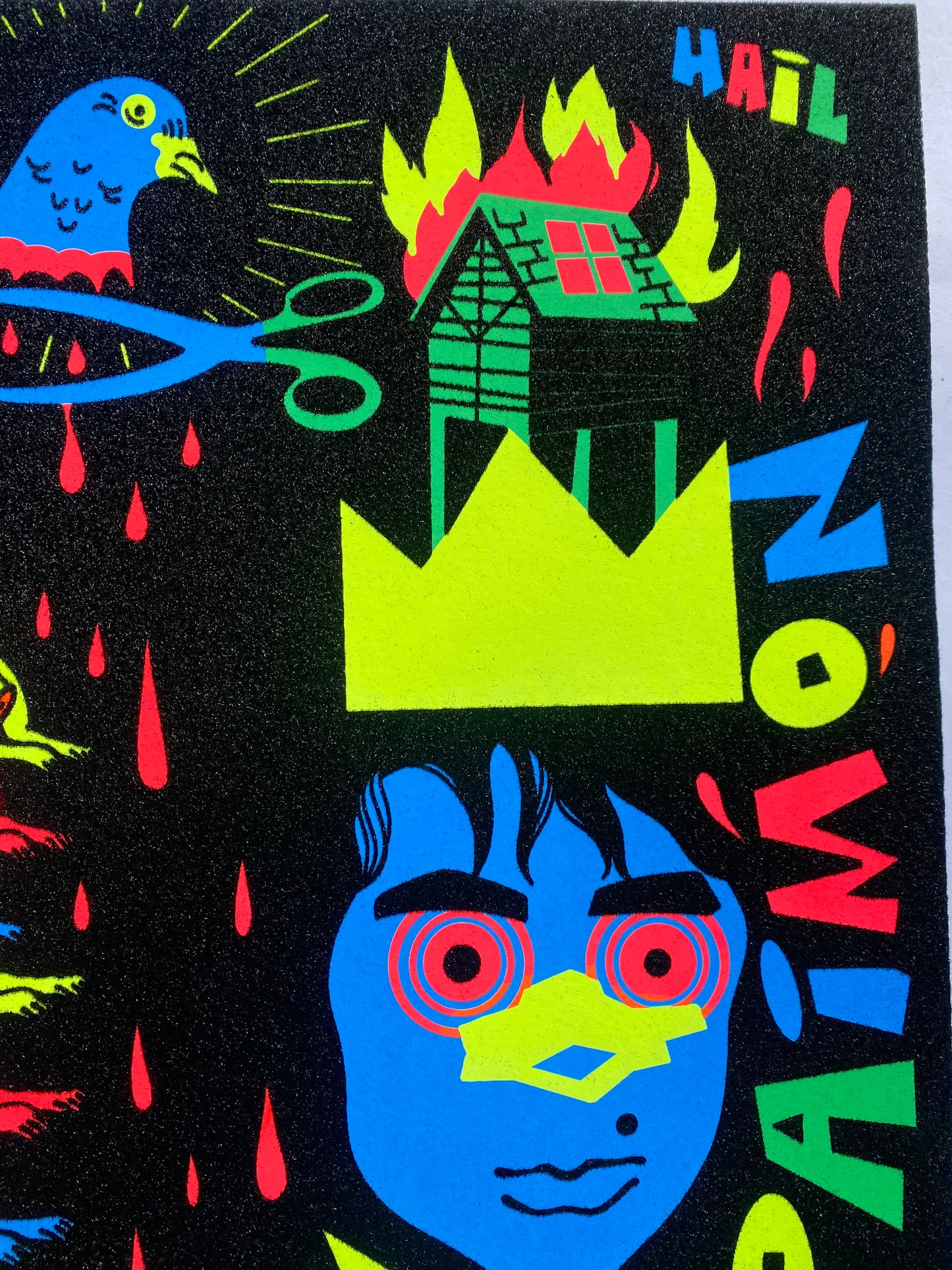 "King Paimon" Parody BlackLight Print