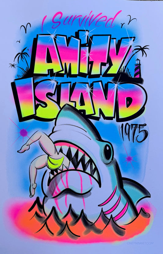 "Amity Island" UV Print