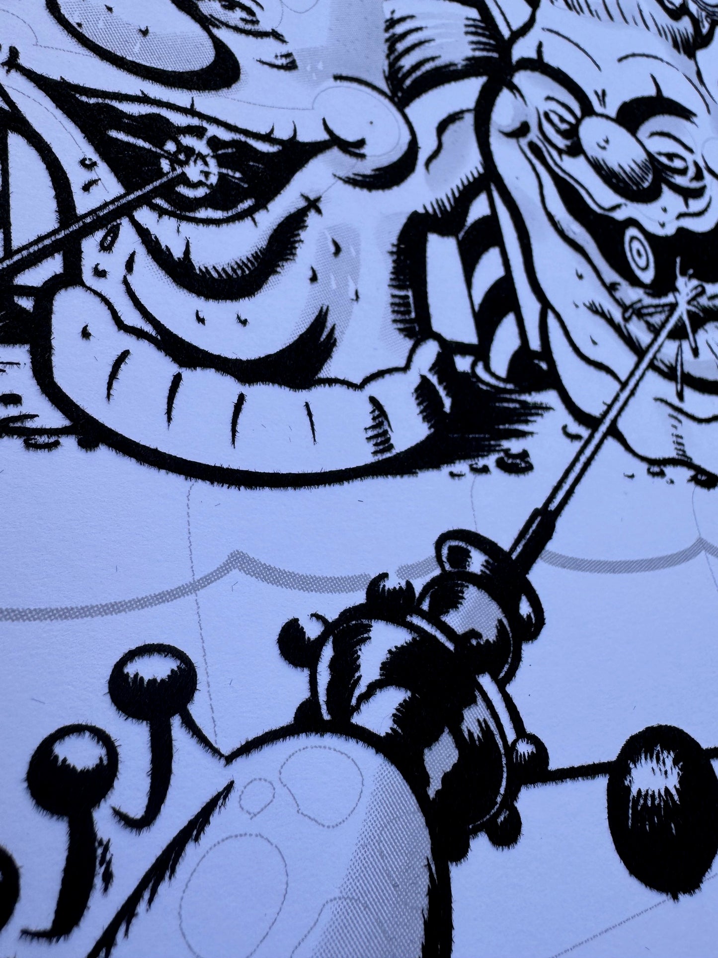 DIY "Kill the Klowns" Fuzzy Poster