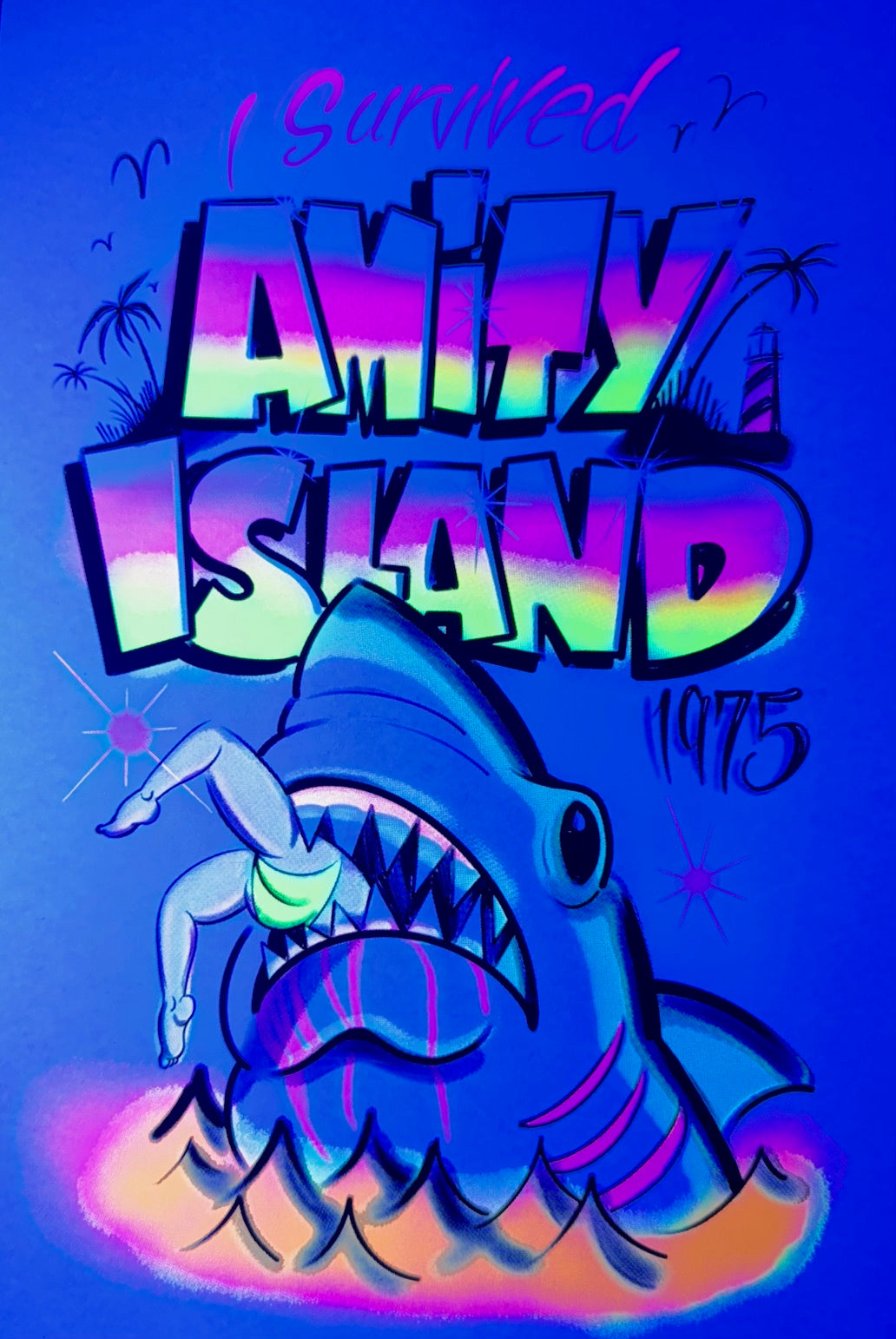 "Amity Island" UV Print