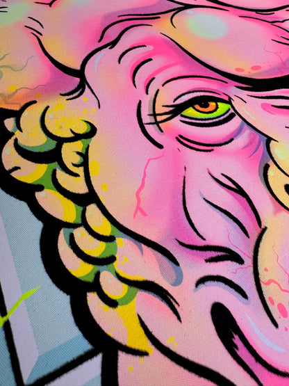 "You Are One" BlackLight Parody Print