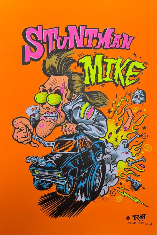 "Stuntman Mike" UV Print