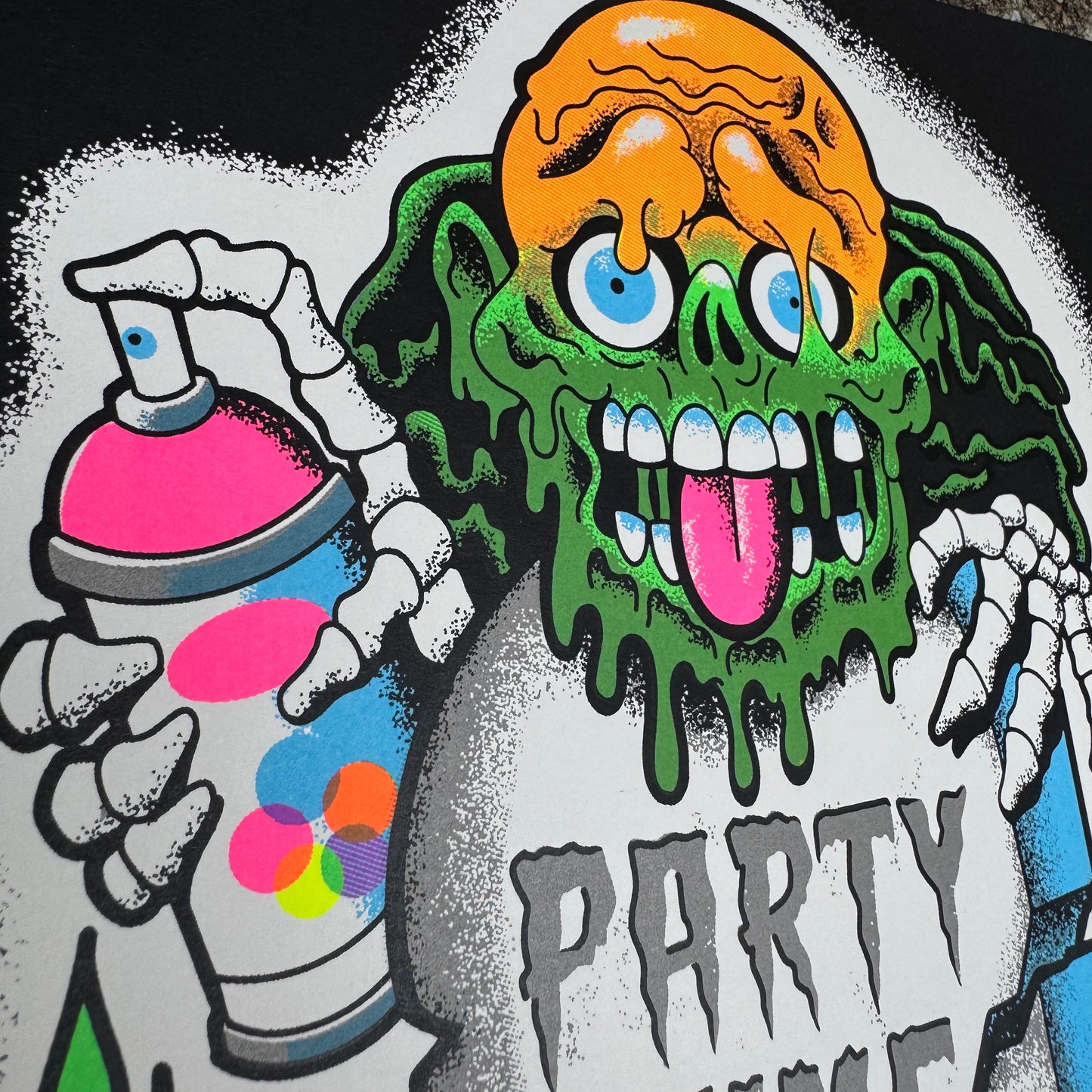 "Party Time" UV Parody Print