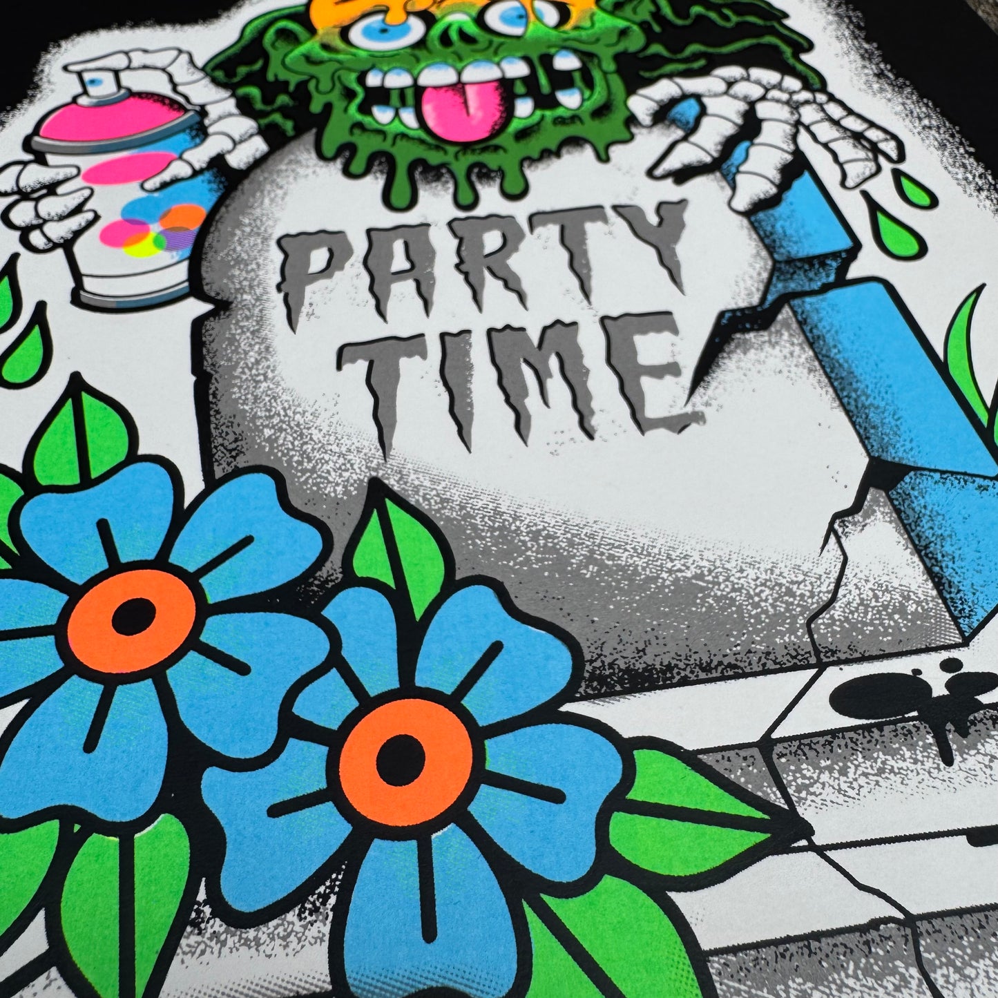 "Party Time" UV Parody Print