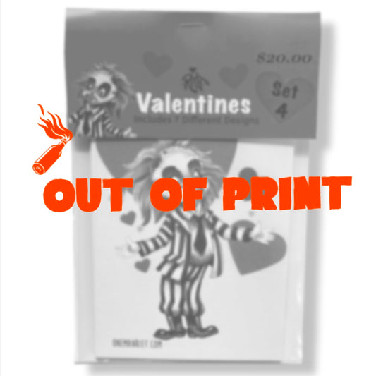 Set 4: Horror Valentine Cards