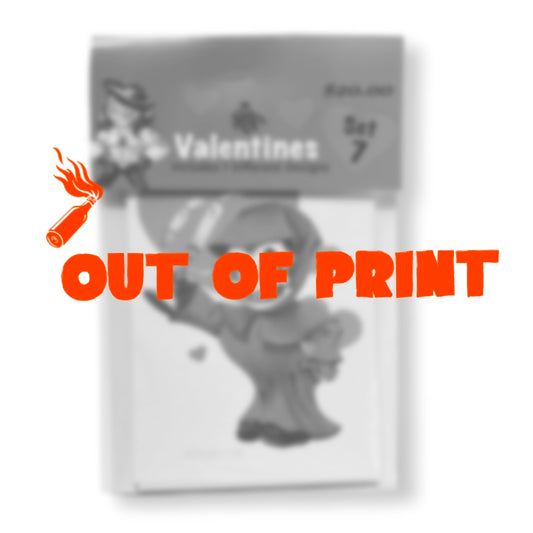 Set 7  Rock Icon Valentine Cards