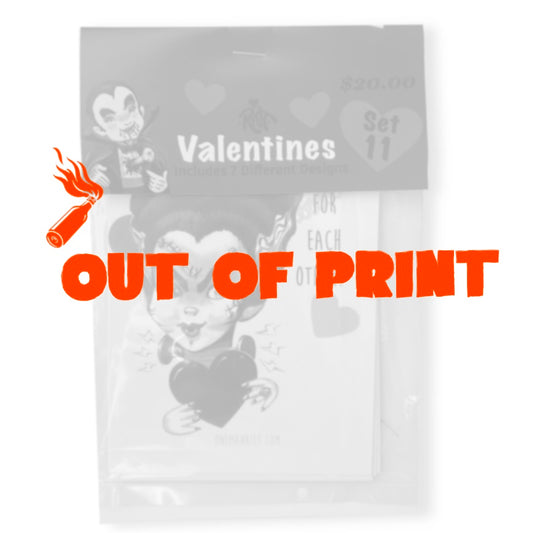 Set 11: Horror Valentines Cards
