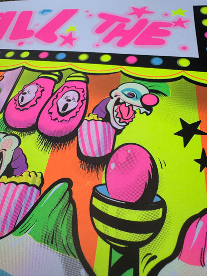 Kill The Klowns Parody BlackLight Print