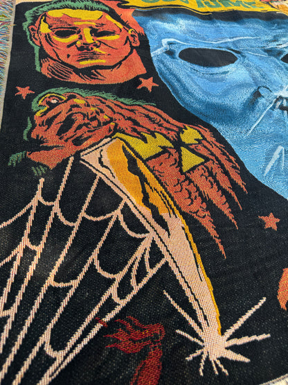 “Creep costume “Parody Throw Blanket/ Tapestry