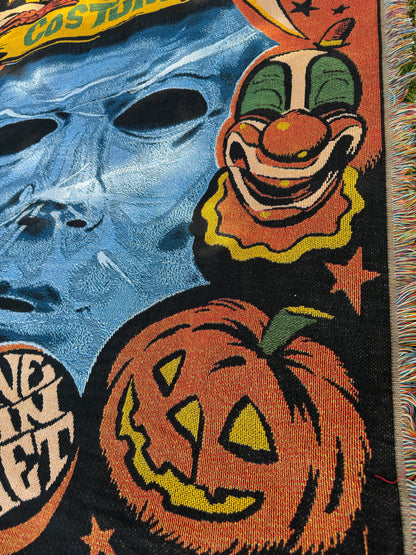 “Creep costume “Parody Throw Blanket/ Tapestry