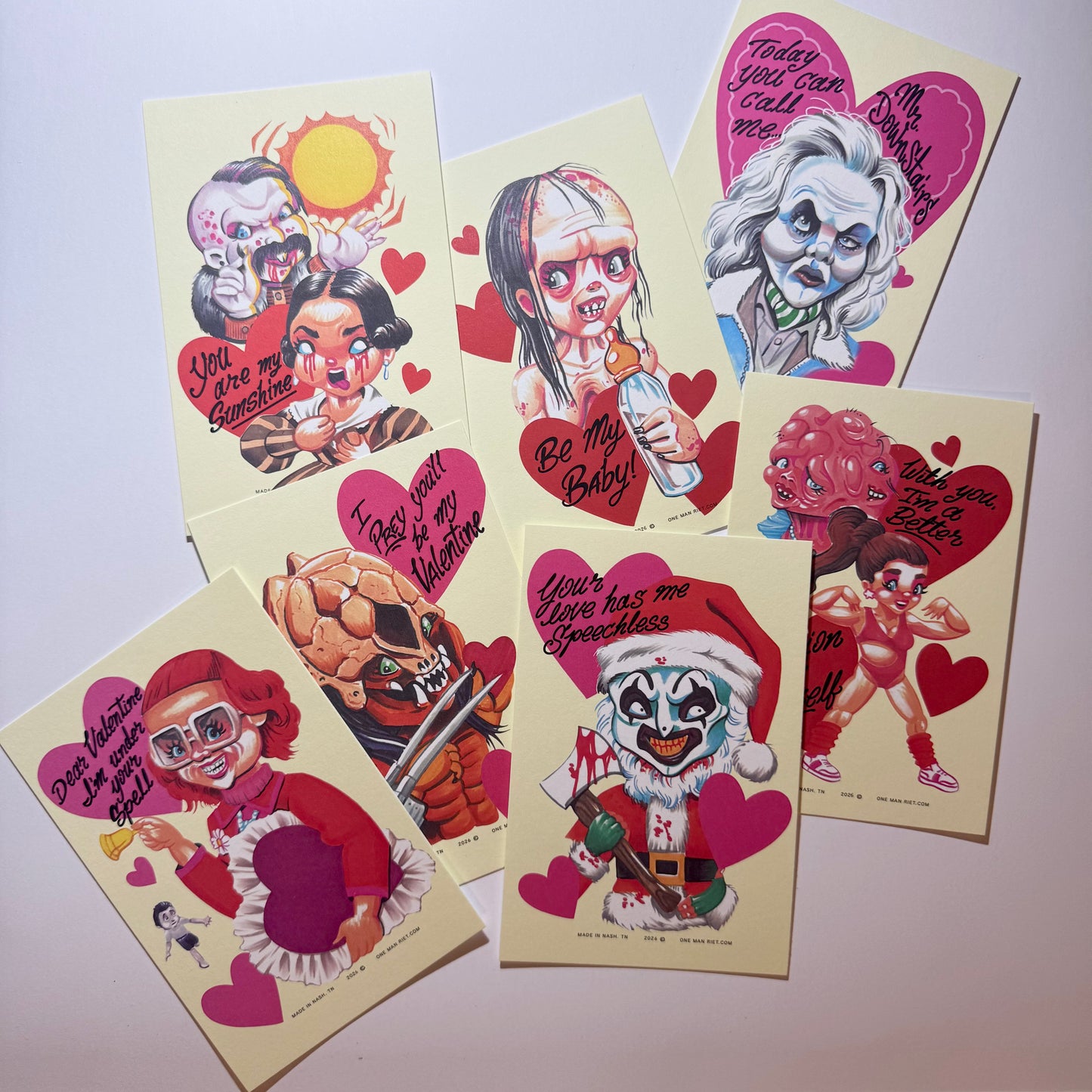 Set 18 Horror Valentines