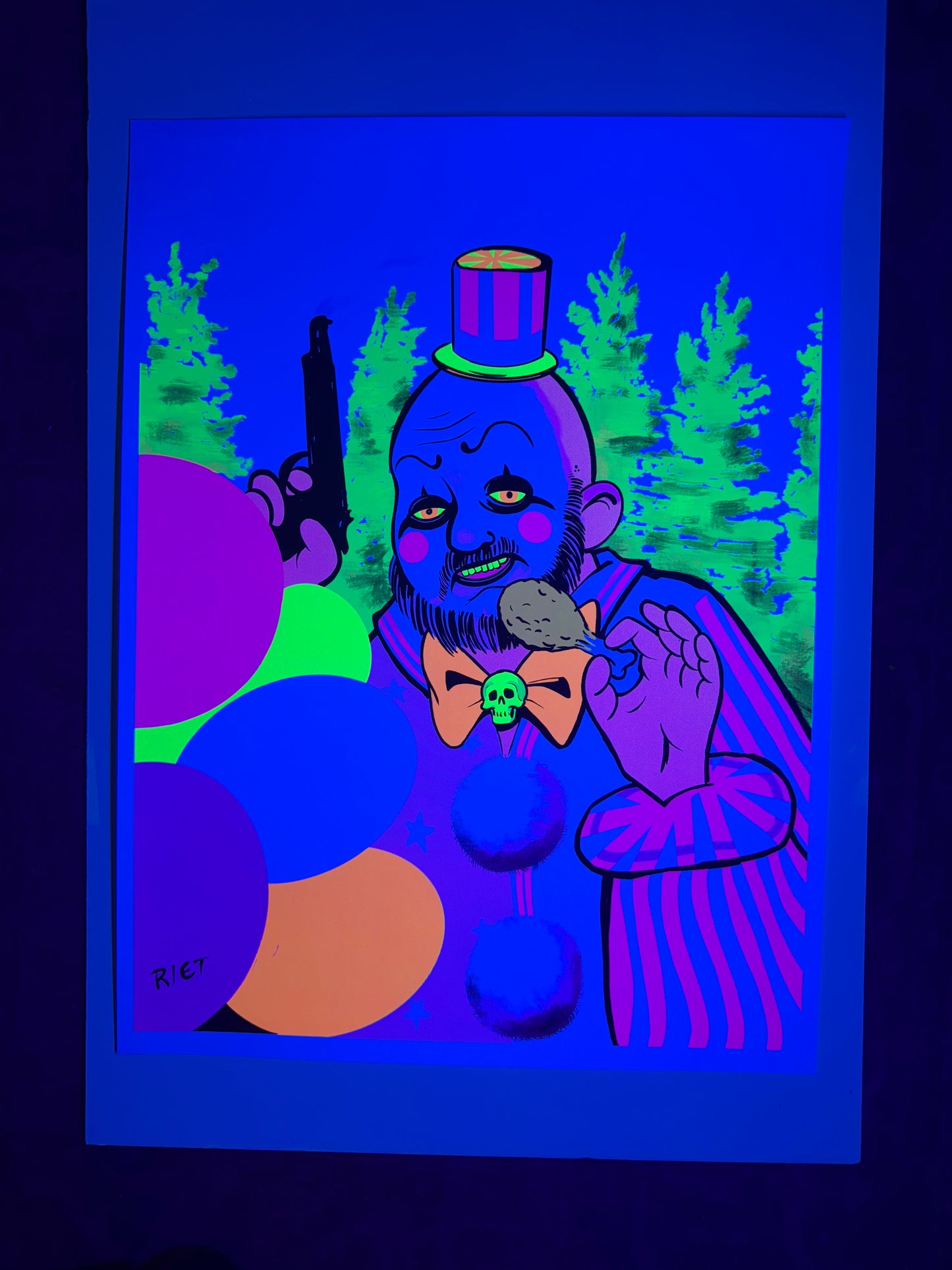 "John Wayne Spaulding"  parody UV Print