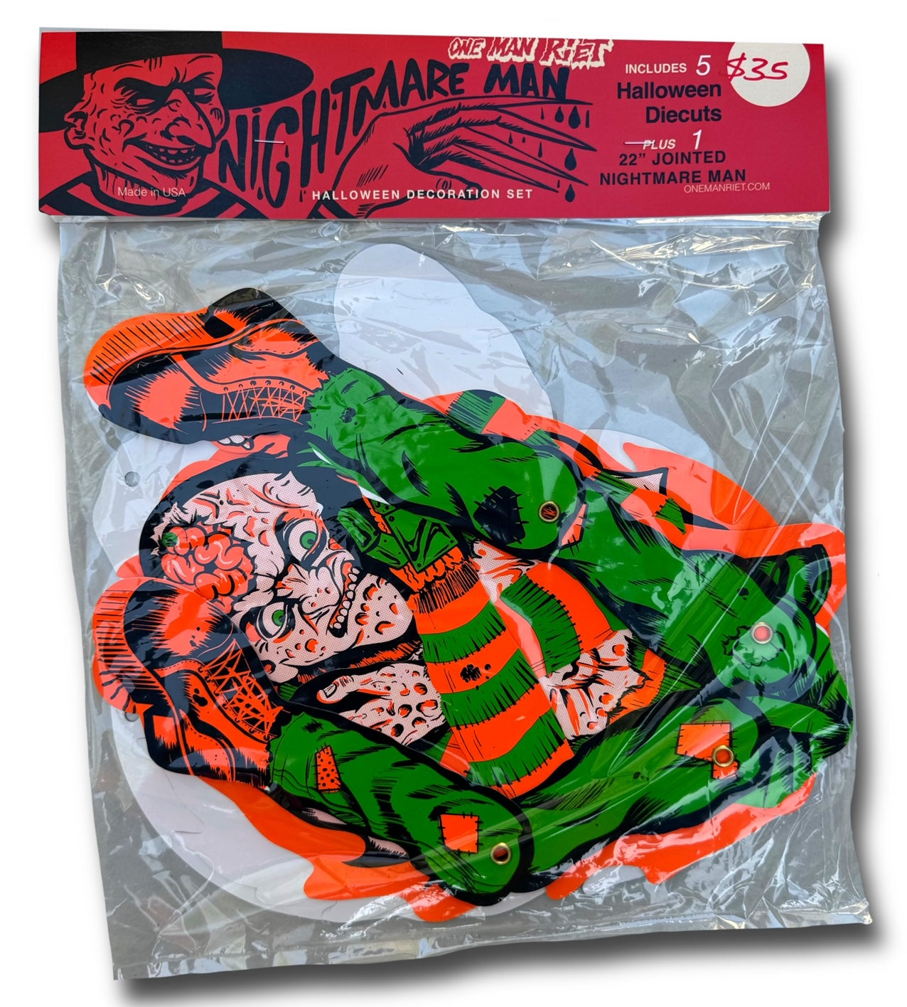 Nightmare Man DieCut Set