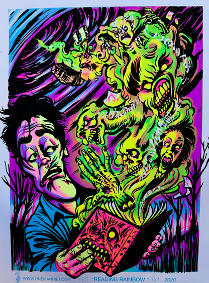Necronomicon  Parody BlackLight Print