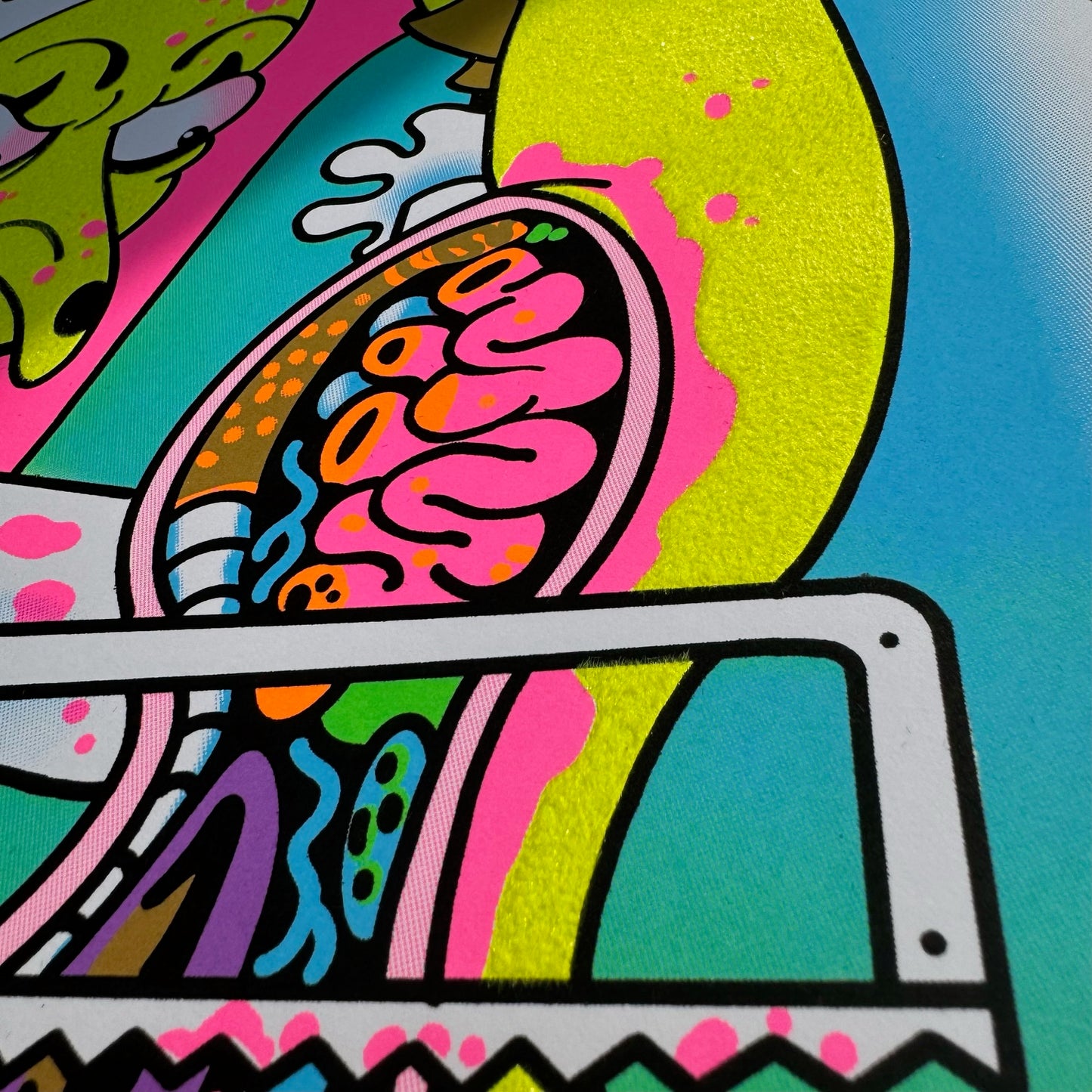 "Art Simpson" UV Parody Print