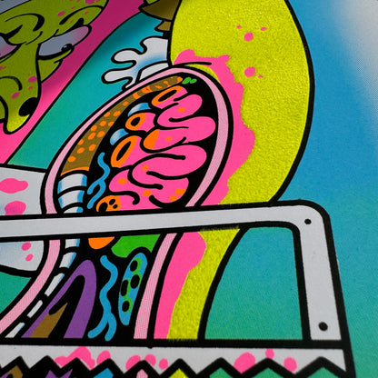 "Art Simpson" UV Parody Print